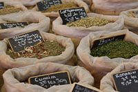 Herbs at a French market in Apt, Provence