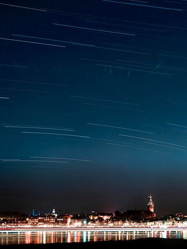 Star photography Nijmegen (star trail)