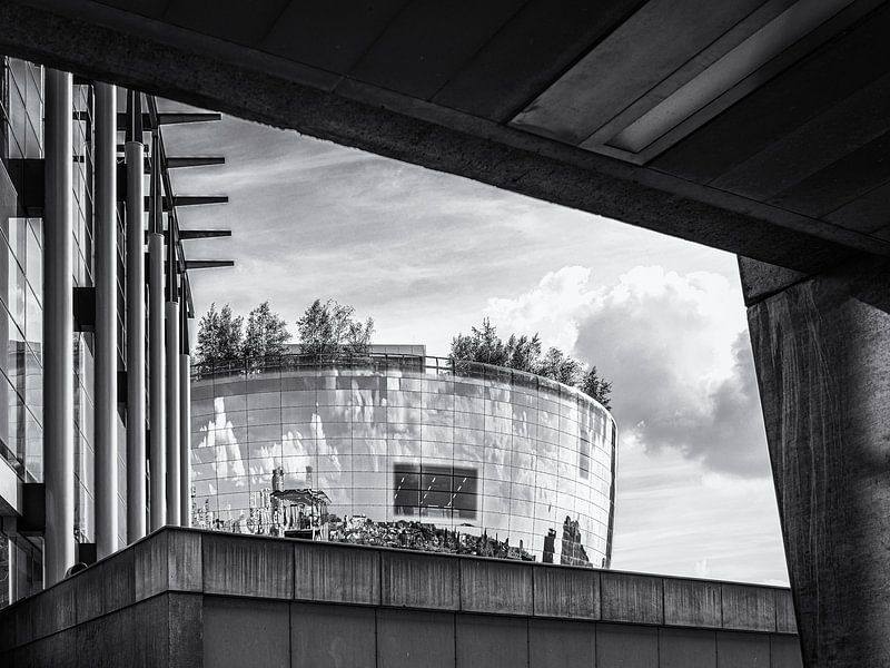 Le Dépôt vu de l'INA de Rotterdam par Paysages urbains - Rick Van der Poorten Photography