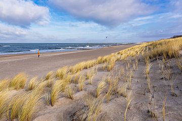 Plage sur la côte de la mer Baltique près de Graal Müritz sur Rico Ködder