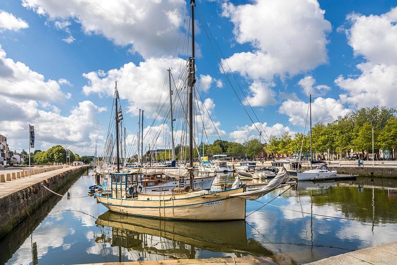 Alter Hafen von Vannes, Bretagne von Christian Müringer