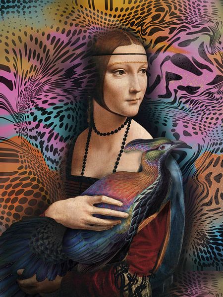 Lady with ermine through the ages by christine b-b müller