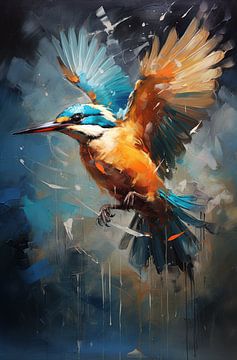 IJsvogel paint van Ellen Reografie