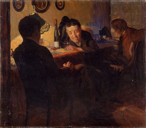 Ivan Žabota, Studentenhuis, ca 1900