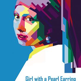 girl with a pearl earring WPAP by Sahruddin Said