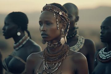 Portretten uit Afrika van Carla Van Iersel