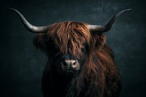 Schottischer Highlander in Rust Majestic und Raw