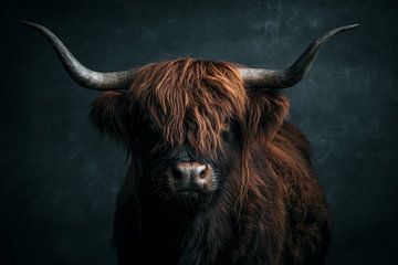 Scottish Highlander in Tranquillity Majestic and Raw