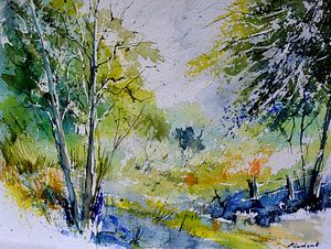 Morning light in a clearing sur pol ledent