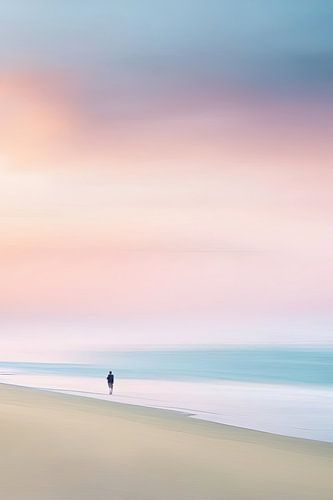 Strand en zee - Zwerver in het licht-01