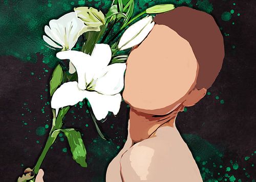 Vrouwen leven Bloemen liefhebbers #