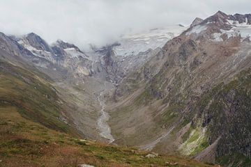Uitzicht op de gletsjers van Lisanne Storm