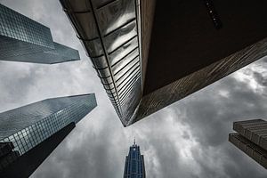 Immeubles de grande hauteur autour de la gare centrale de Rotterdam sur Martijn Smeets