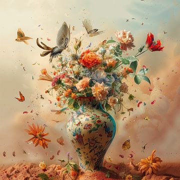Bloemenpracht in Vervliegende Dromen van Natasja Haandrikman