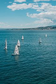 Sailing in Nice's Blue Waters by Cristina Cozari