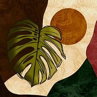 Natur abstrakt - Monstera
