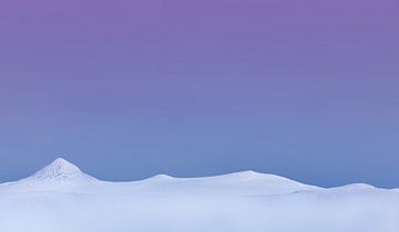 Winter Silhouet, Noorwegen van Adelheid Smitt
