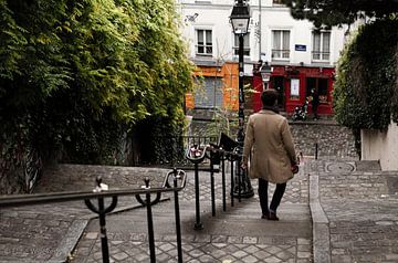 Parijs - De straten rond de Sacré-Cœur van Eline Willekens