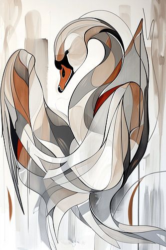 Cygne abstrait : Maîtrise de la géométrie