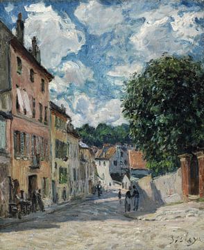 Alfred Sisley,Une rue, peut-être à Port-marly, 1876
