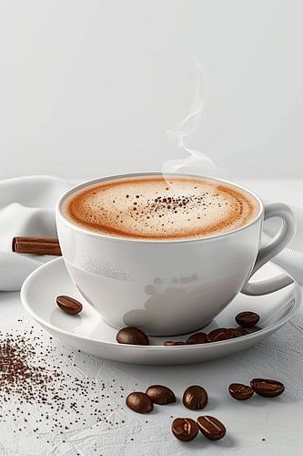 cup of coffee or cappuccino