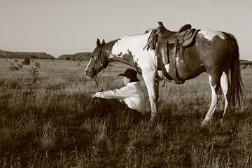 cowgirl on the prairie sur Patries Photo