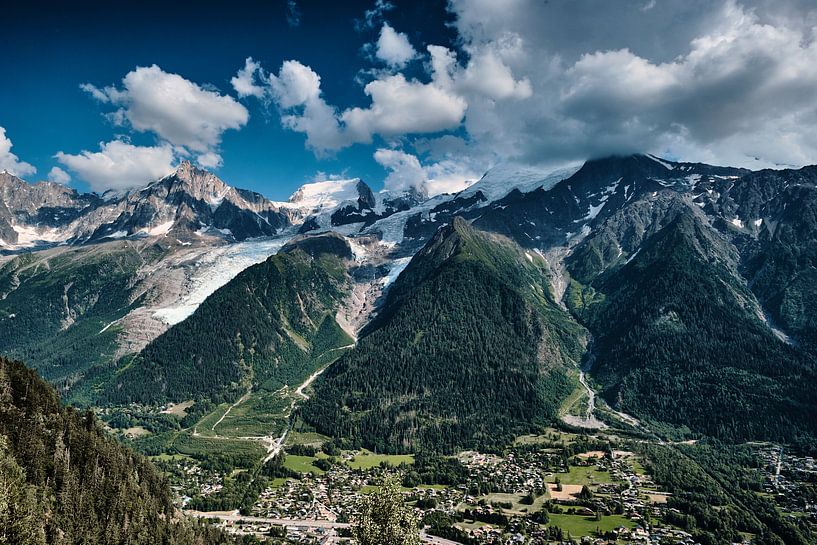 Der Mont Blanc in seiner ganzen Pracht von Jef Folkerts