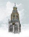 Zuiderkerk Enkhuizen van Willem Heemskerk thumbnail