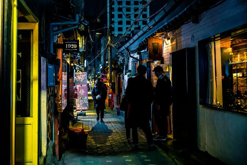 Nocturnal alleys in Seoul by Mickéle Godderis