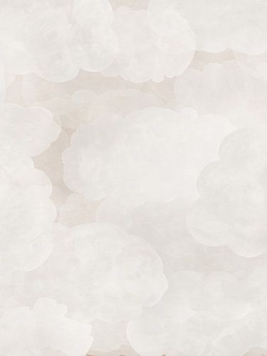 Verträumte weiße Wolken