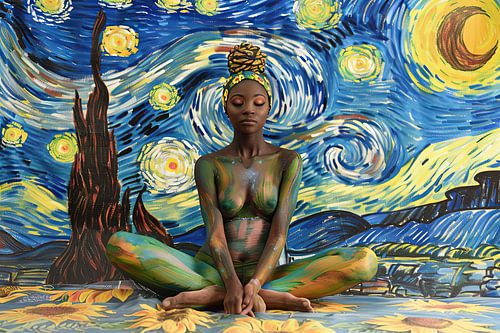 Portret met Van Goghinvloed