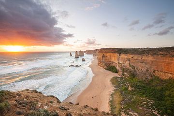 Zonsondergang - Twaalf Apostelen - Great Ocean Road - Australië