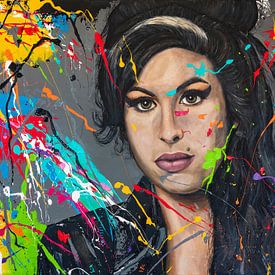 Amy Winehouse von Happy Paintings