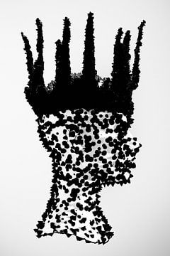 Fragmented Crown: A Study in Contrast by kautsar1 art