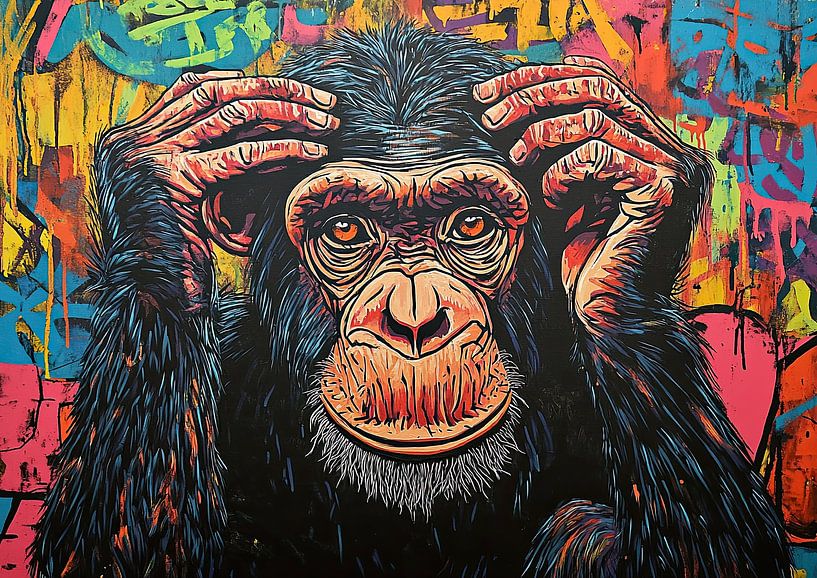 Monkey by ARTEO Paintings