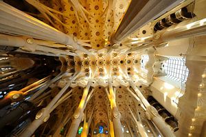 De Sagrada Familia in Barcelona (2) van Merijn van der Vliet