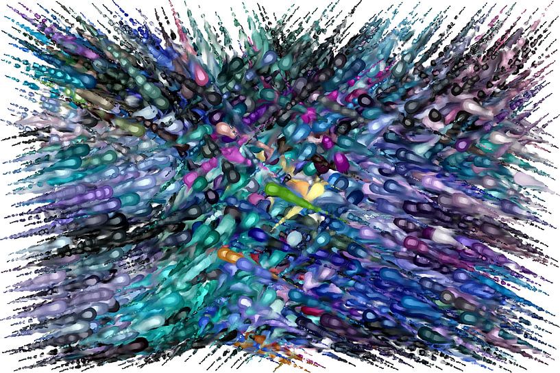 Splash color abstract von Ready Or Not