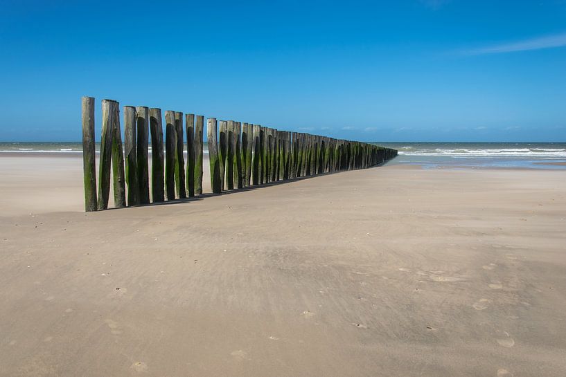 Beach posts Sangatte by Judith Schrijver