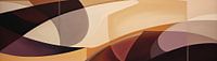 Vormenspel van Abstract Schilderij thumbnail