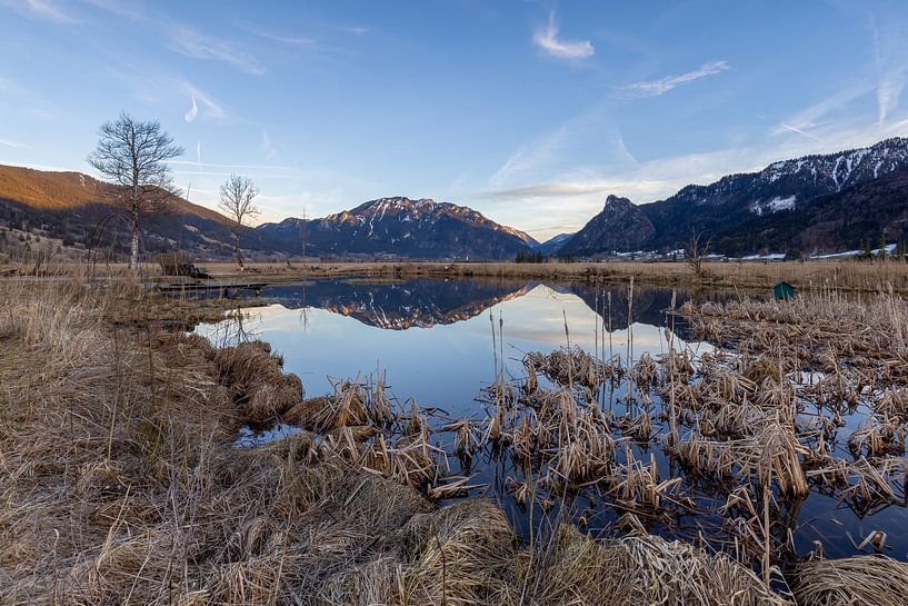 Klein meer in Unterammergau van Teresa Bauer