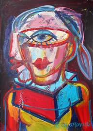 Kopf einer Frau von Diego Manuel Rodriguez