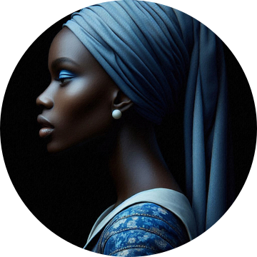 Girl with Pearl - Delft Blue van J.O. Han