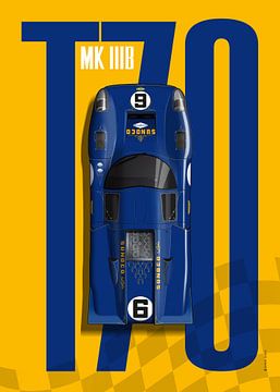 Lola T70 Sunoco Top Tribute van Theodor Decker