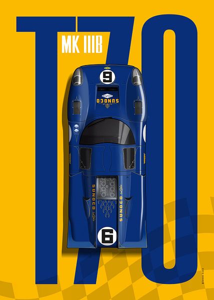 Lola T70 Sunoco Top Tribute par Theodor Decker