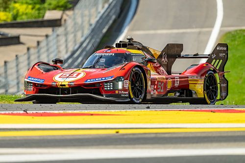 Ferrari 499P Hypercar op Spa Francorchamps