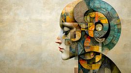 Mosaik des träumenden Bewusstseins von Klaus Tesching - Art-AI