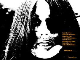 Wandern Dreißiger Jahre: Ich kann ohne Schokolade überleben!