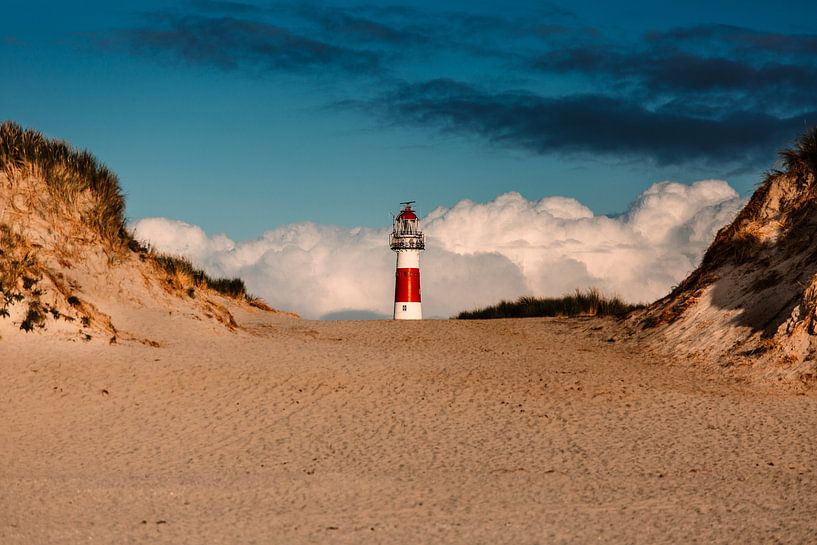 De vuurtoren van ameland in de duinen van Lindy Schenk-Smit