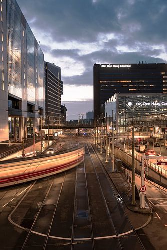 Rijnstraat La Haye à l'heure d'or