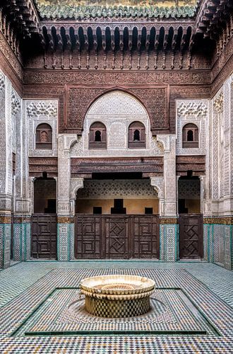 Alte Koranschule in Meknes, Marokko von Rietje Bulthuis